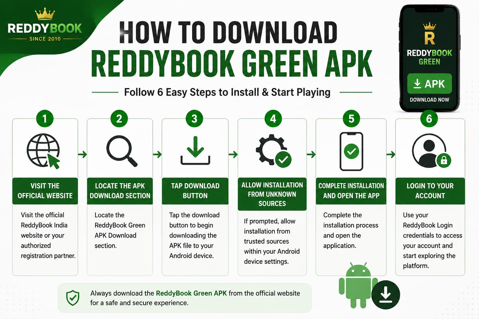 ReddyBook Green