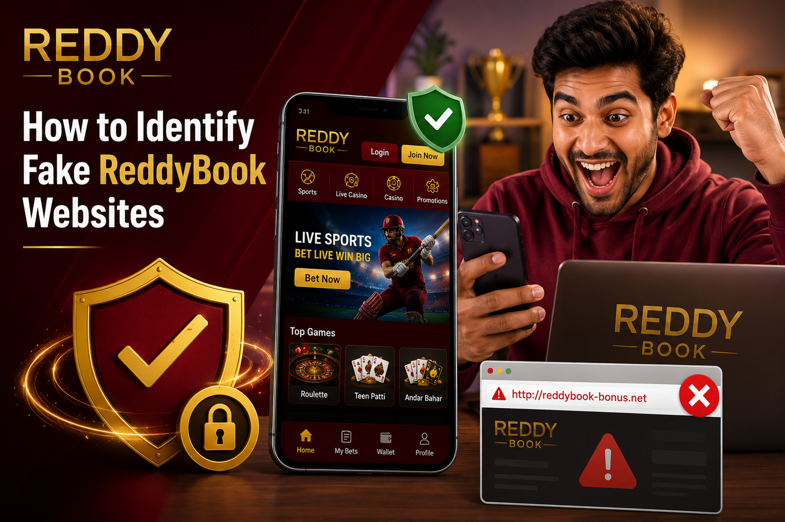 how to identify fake website