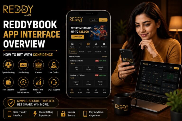 ReddyBook App Interface Overview: How to Bet with Confidence