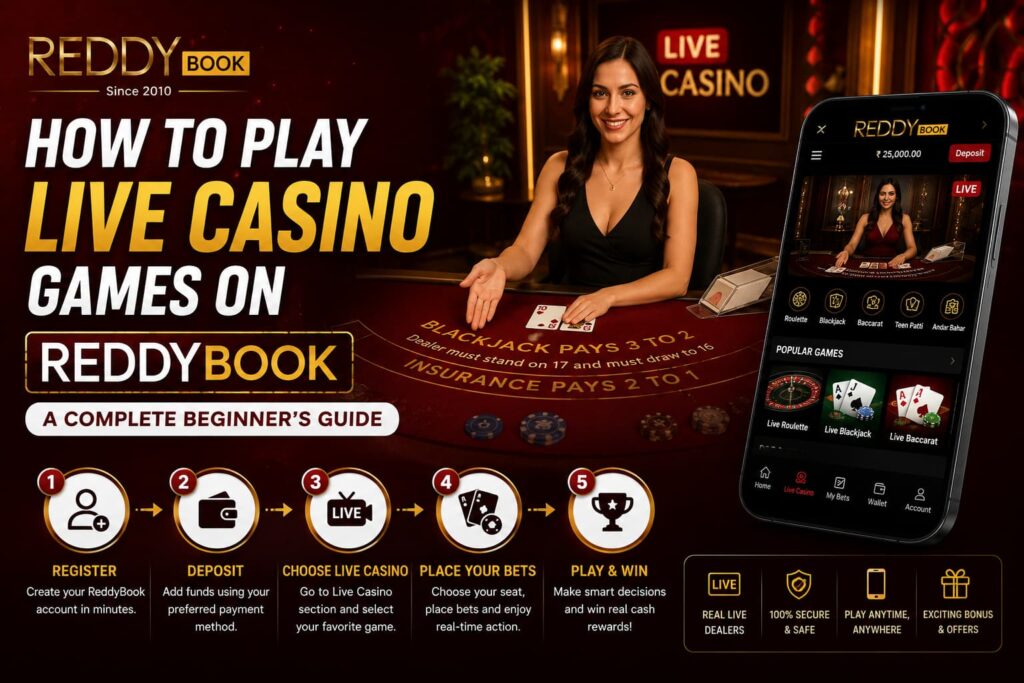 ReddyBook Live Casino