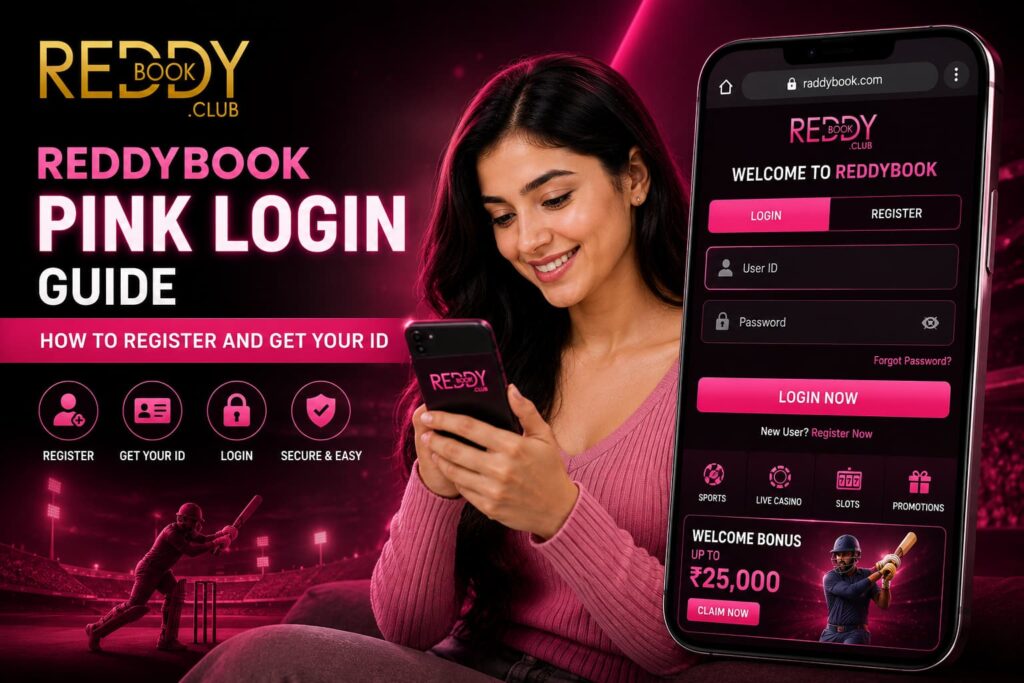 ReddyBook Pink Login Guide: How to Register and Get Your ID