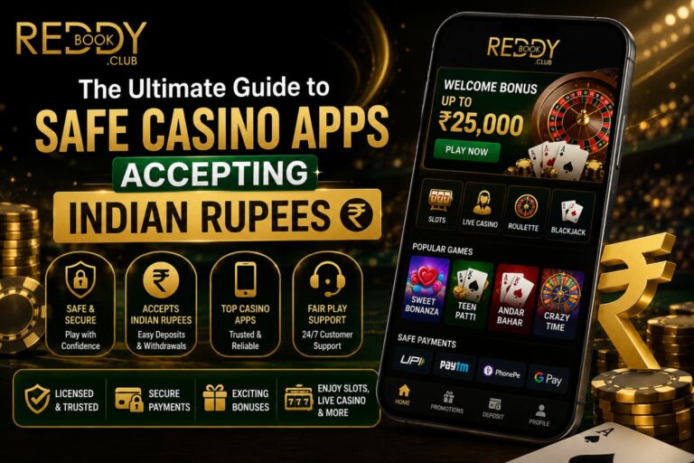 Safe Casino Apps Accepting Indian Rupees – Reddy Book Guide