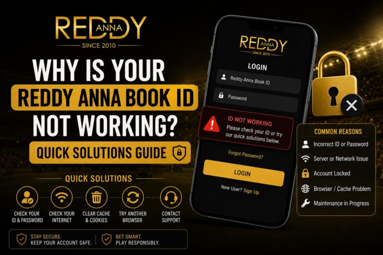 How Does a ReddyBook Cricket Betting ID Work?