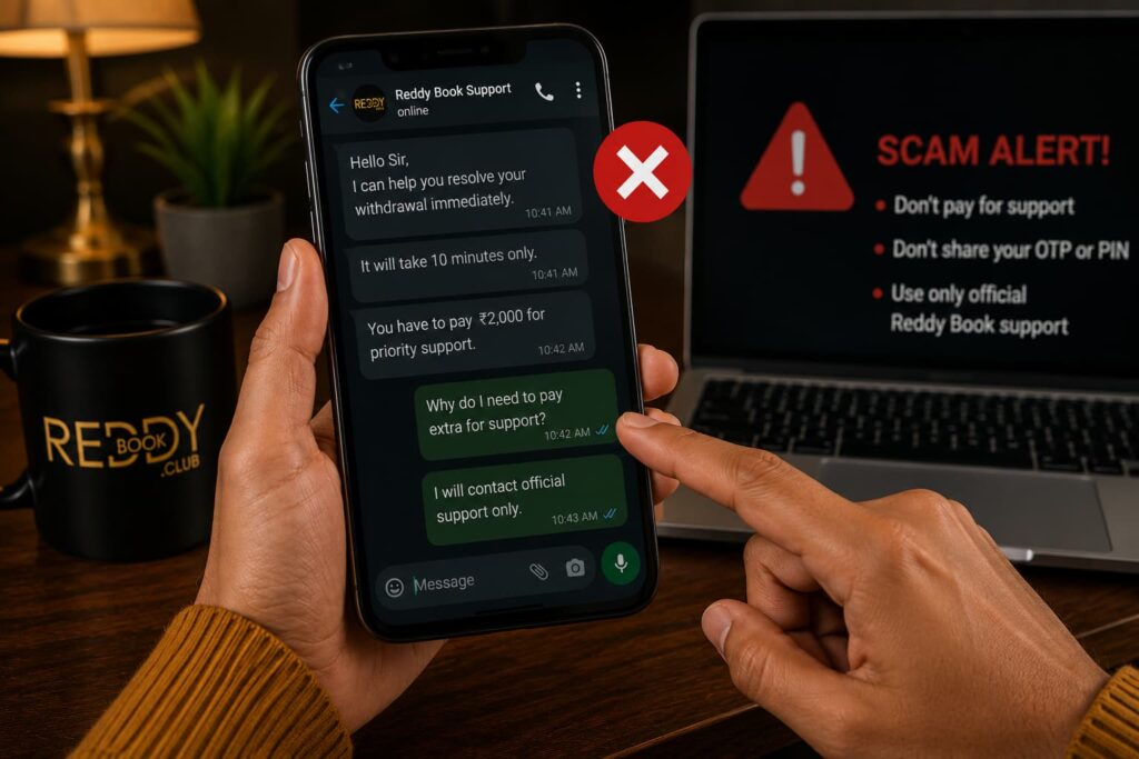 Avoid Paying for Priority Reddy Book WhatsApp Support Scams
