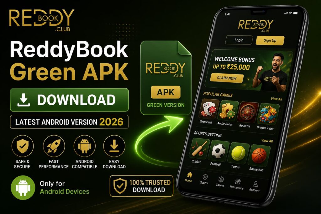 ReddyBook Green APK Download – Latest Android Version 2026