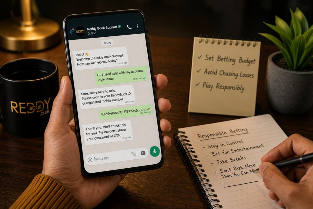 Use Reddy Book WhatsApp Support Without Increasing Betting Risk