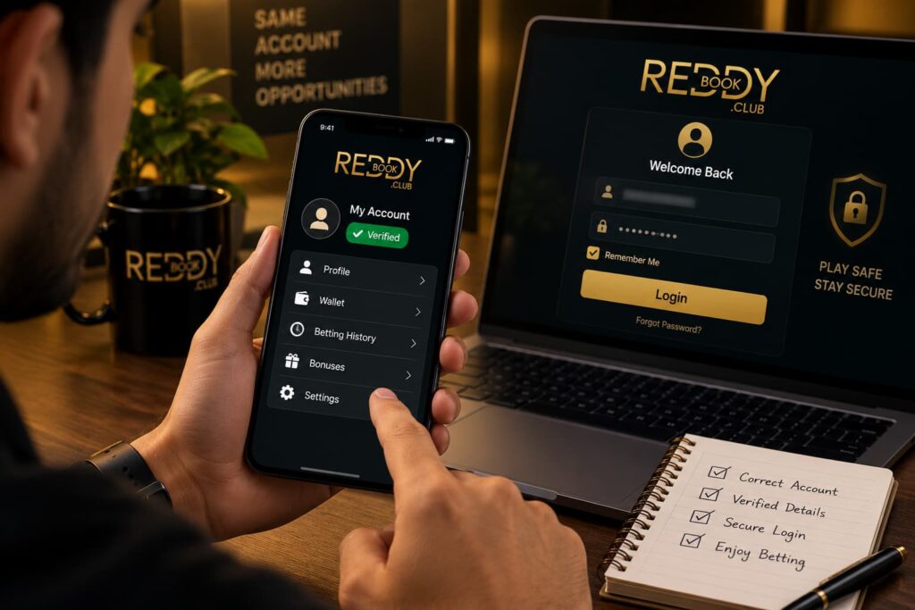 Verify the Correct ReddyBook Account Before Checking Cashback Status