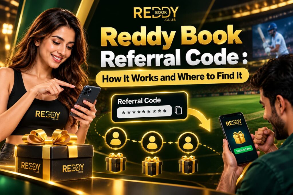 Woman Reviewing ReddyBook Registration Form and Optional Referral Code Field on a Laptop