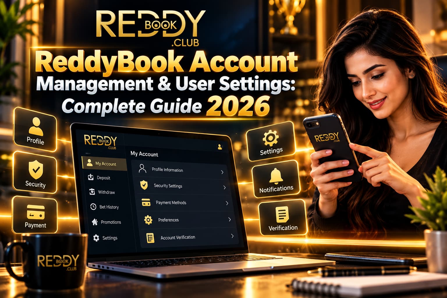 ReddyBook Account Management and User Settings Guide 2026